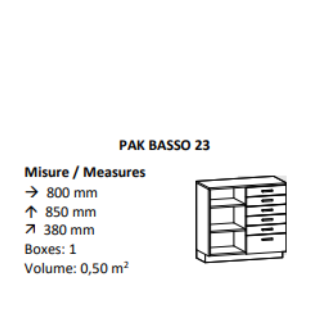AGV DIFFUSION 432388 PAK BASSO 23 ROVERE SBIANCATO 661