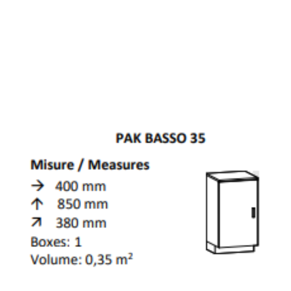 AGV DIFFUSION 433588 PAK BASSO 35 ROVERE SBIANCATO 661