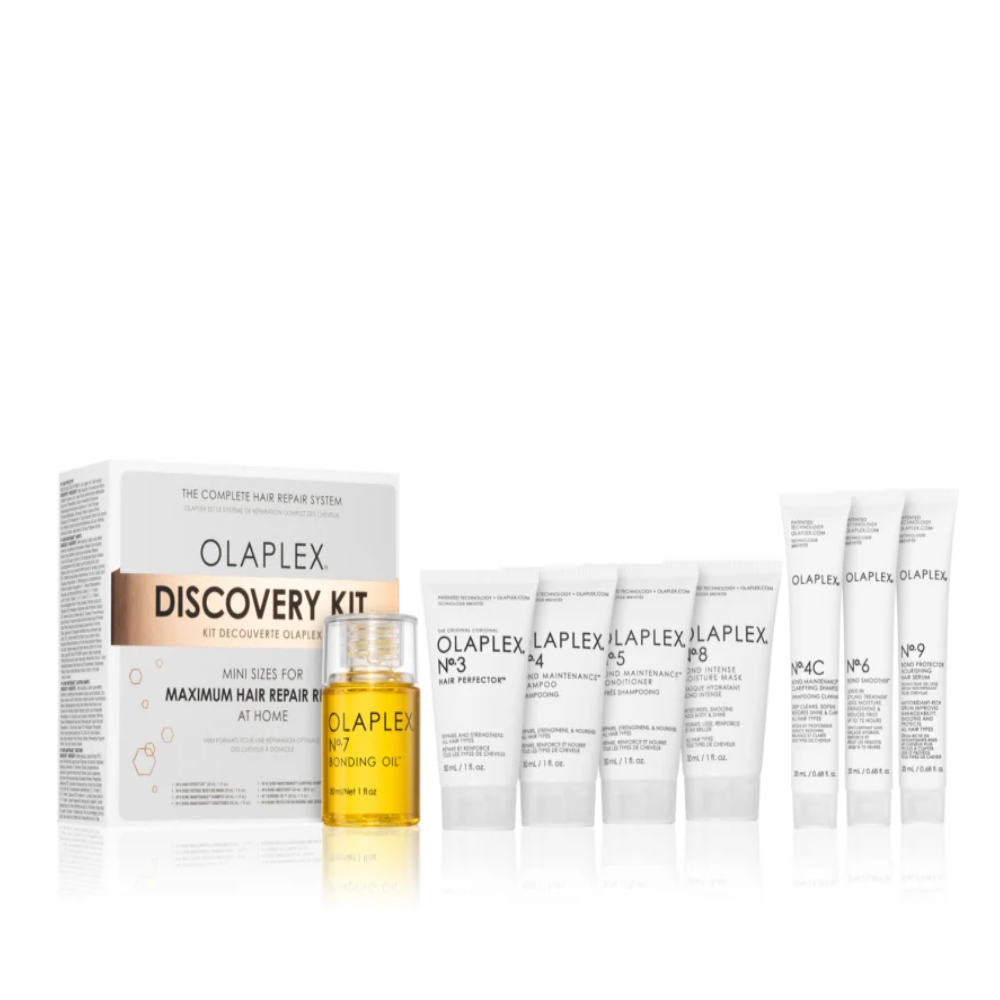 OLAPLEX DISCOVERY KIT MINI SIZE 8PZ 3-8-4-5-7 DA 30ML 4C-6-9 DA 200ML