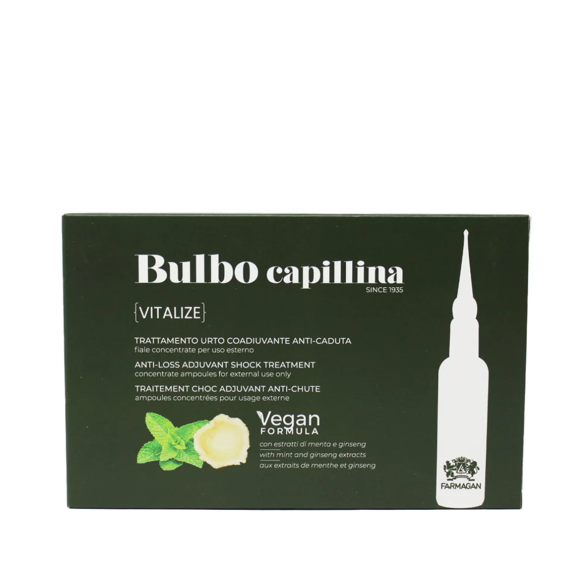 FARMAGAN BULBO CAPILLINA VITALIZE TRATTAMENTO ANTICADUTA 10FIALE X 7.5ML F28V10080