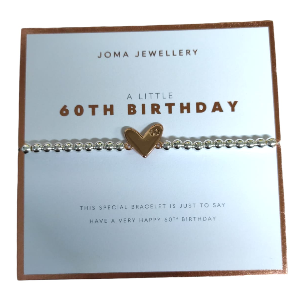 JOMA JEWELLERY BRACCIALE A LITTL 60TH BIRTHDAY 5081