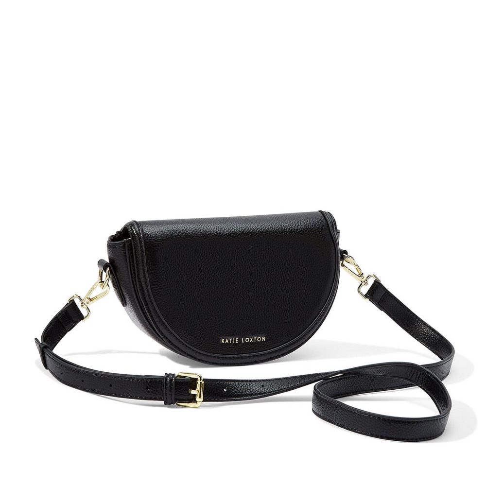 KATIE LOXTON BORSA CLEO MINI SADDLE BAG BLACK KLB2838