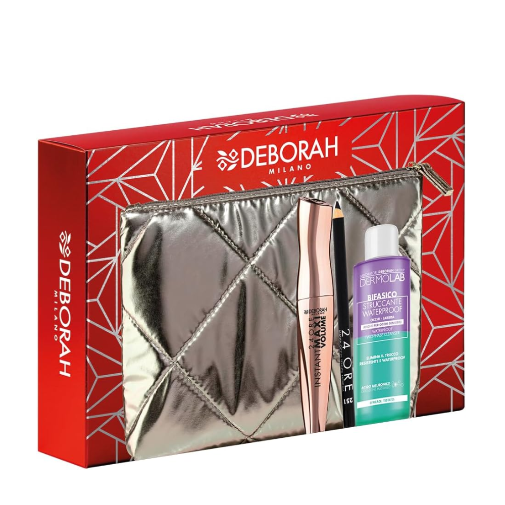 DEBORAH KIT N.02 CONF. POCHETTE+MASCARA MAXI VOLUME+MATITA OCCHI+STRUCCANTE MDV005723