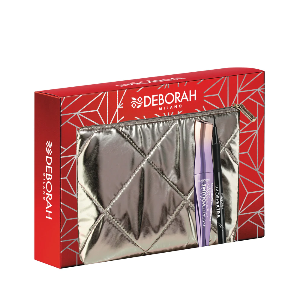 -DEBORAH KIT N.07 CONF. POCHETTE+MASCARA INSTANT VOLUME+EYELINER 24 ORE MDV006223