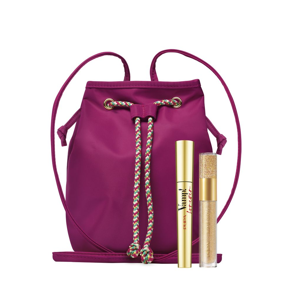 -PUPA CONF. BUCKET BAG + MASCARA VAMP FOREVER + JELLY LIP GLOSS