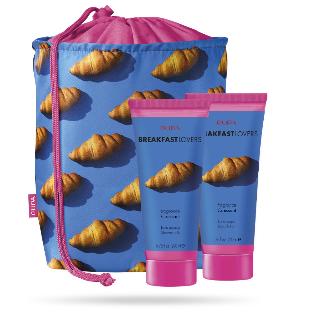 -PUPA CONFEZIONE BREAKFAST LOVERS 1 CROISSANT LATTE DOCCIA+LATTE CORPO+POCHETTE