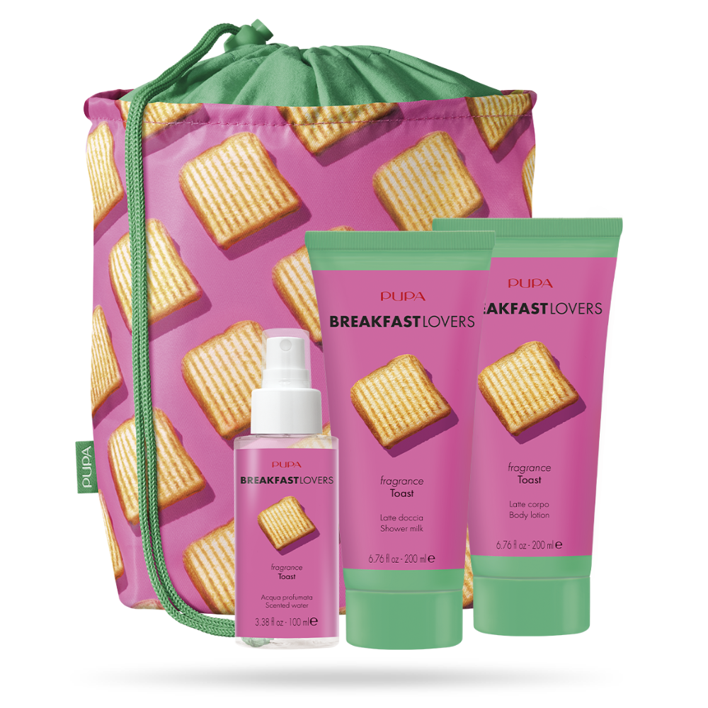 -PUPA CONFEZIONE BREAKFAST LOVERS 4 TOAST LATTE DOCCIA+LATTE CORPO+PROFUMO+POCHETTE