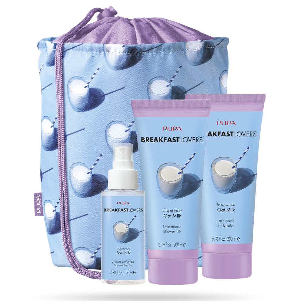 -PUPA CONFEZIONE BREAKFAST LOVERS 4 OAT MILK LATTE DOCCIA+LATTE CORPO+PROFUMO+POCHETTE