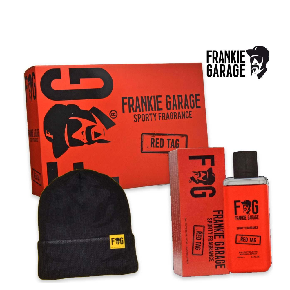 FRANKIE GARAGE SPORTY FRAGRANCE RED TAG CONF. EDT 100ML + CAPPELLINO FRANKIE GARAGE