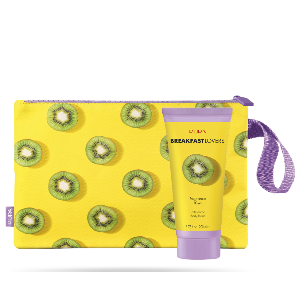 -PUPA CONFEZIONE BREAKFAST LOVERS LATTE CORPO 200ML+POCHETTE KIWI