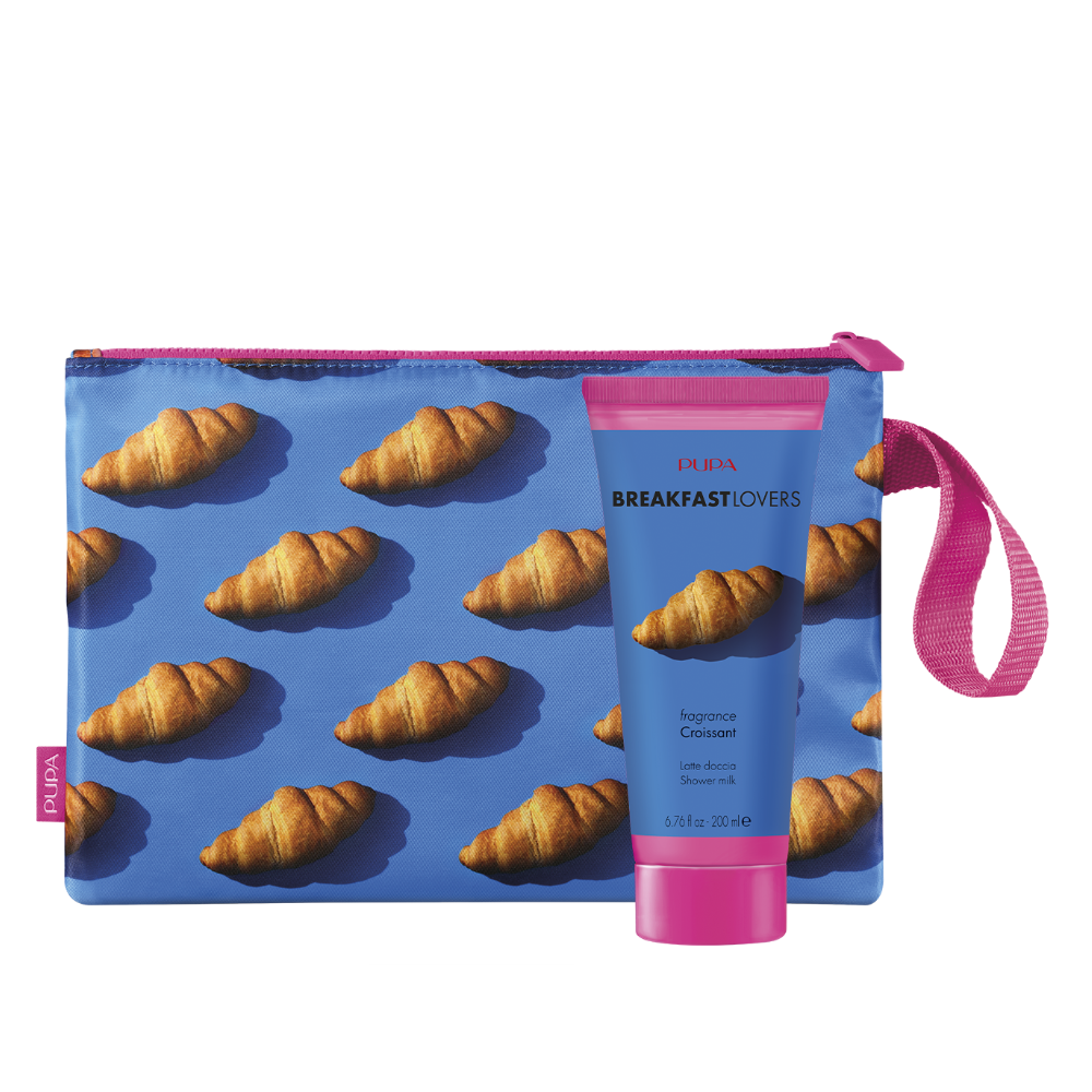 -PUPA CONFEZIONE BREAKFAST LOVERS LATTE DOCCIA 200ML+POCHETTE CROISSANT