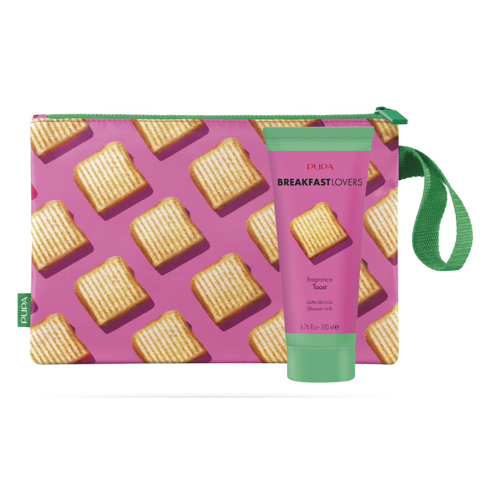 -PUPA CONFEZIONE BREAKFAST LOVERS LATTE DOCCIA 200ML+POCHETTE TOAST