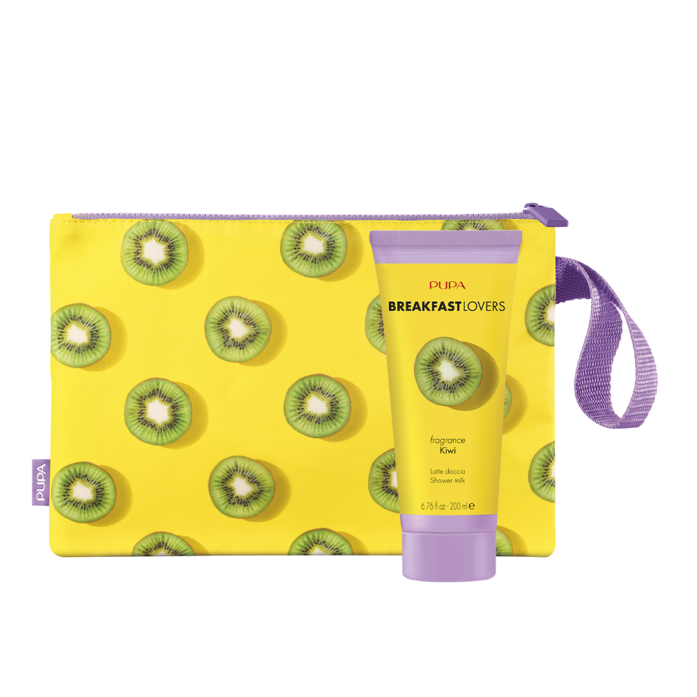 -PUPA CONFEZIONE BREAKFAST LOVERS LATTE DOCCIA 200ML+POCHETTE KIWI