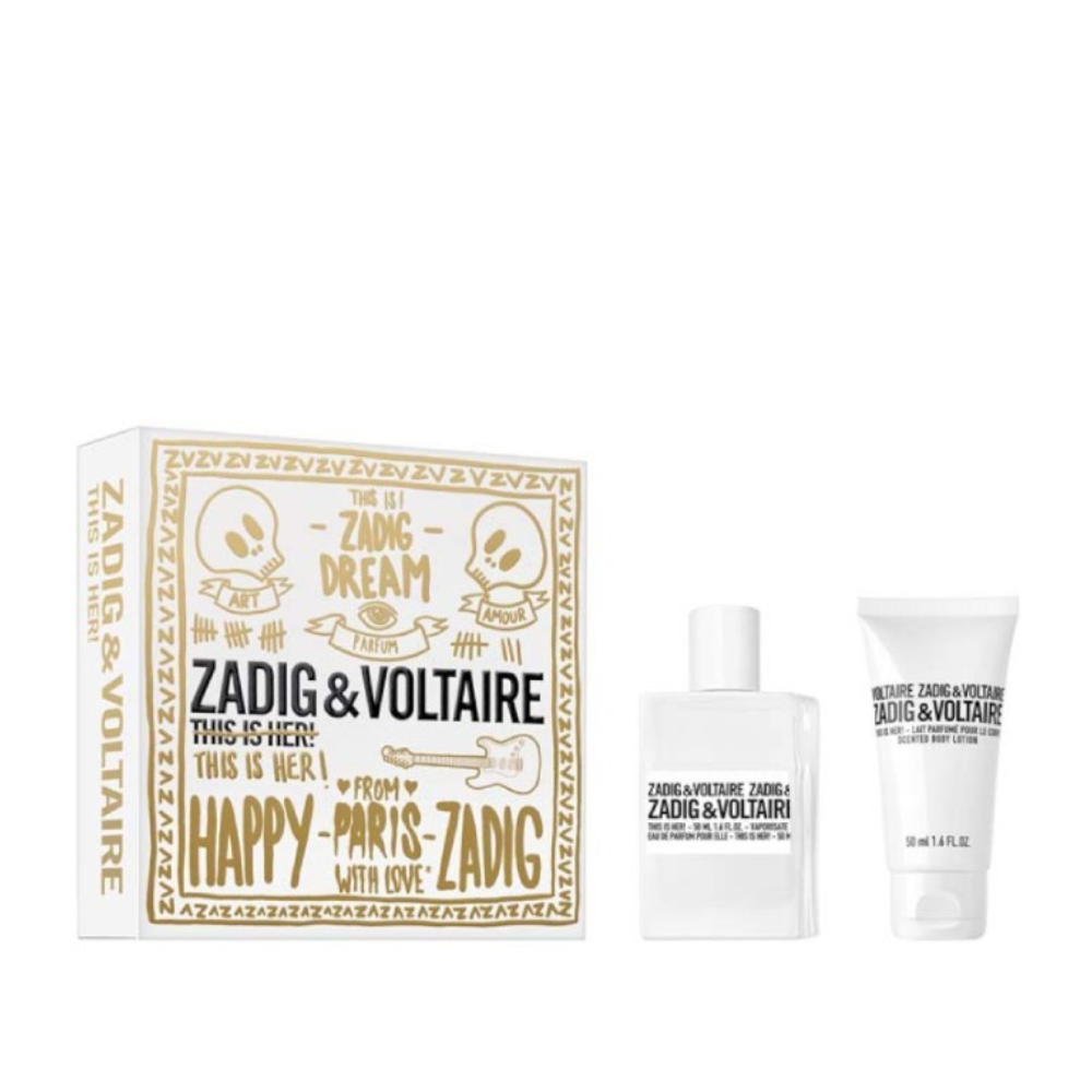 ZADIG&VOLTAIRE THIS IS HER CONF. EDP 50ML + BODY LOTION 50ML
