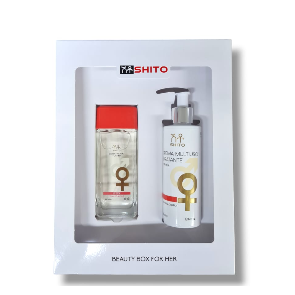 SHITO BEAUTY BOX DONNA CONF. EDP WERIK 100ML + CREMA MULTIUSO