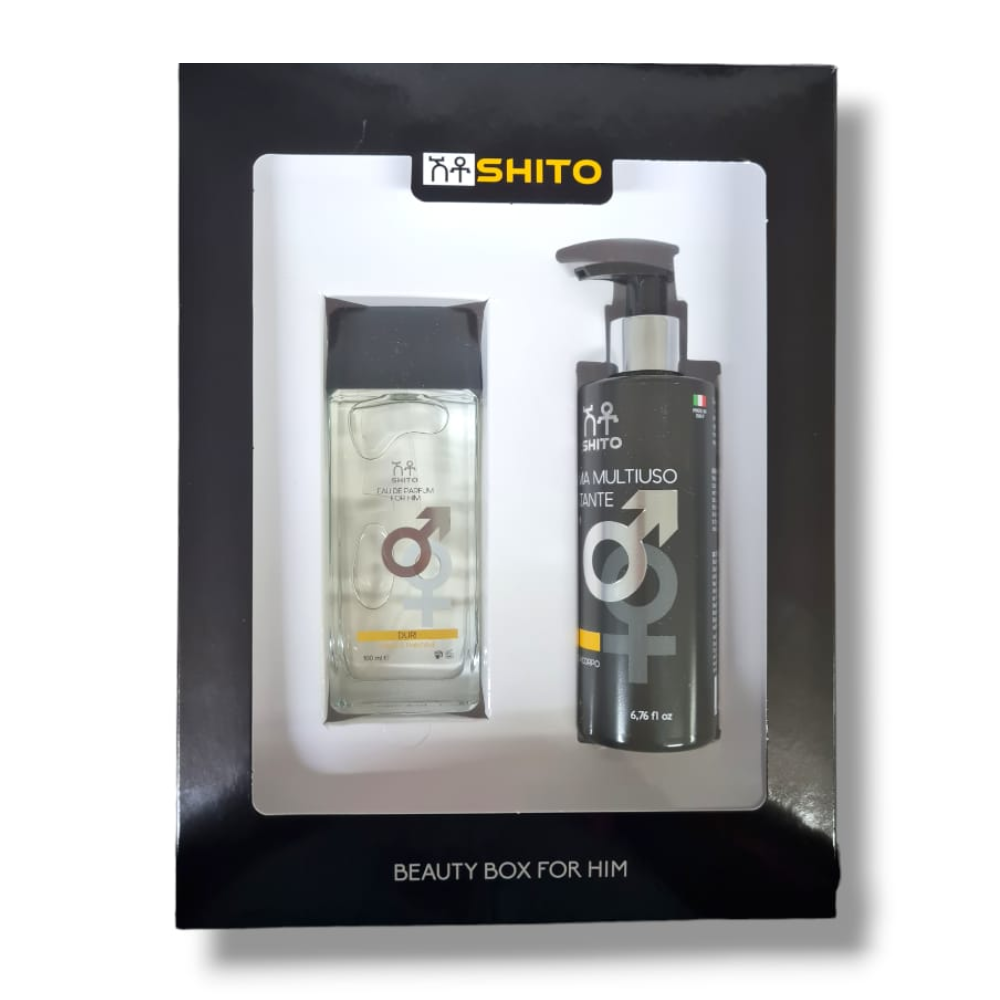 SHITO BEAUTY BOX UOMO CONF. EDP DURI 100ML + CREMA MULTIUSO