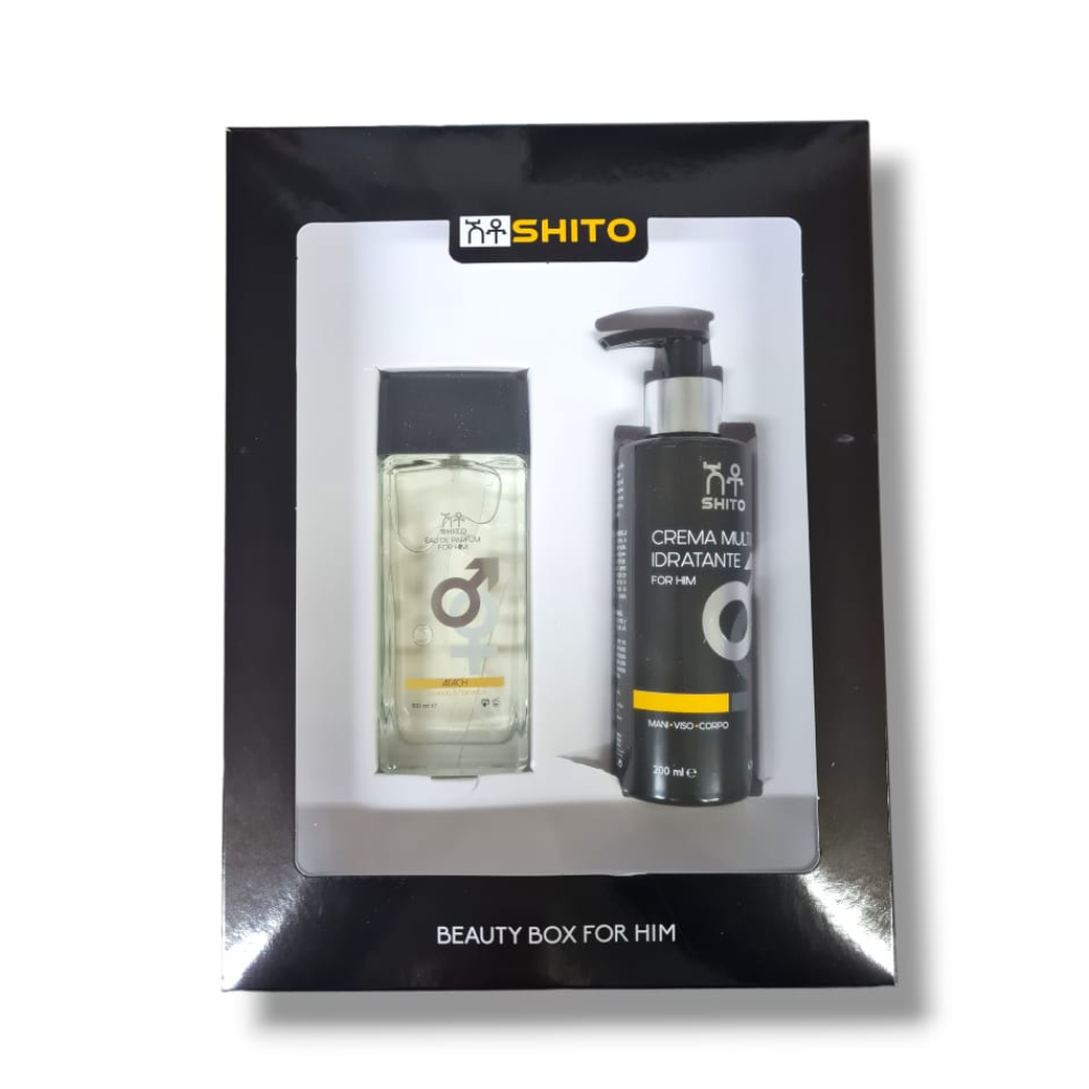 SHITO BEAUTY BOX UOMO CONF. EDP AFACH 100ML + CREMA MULTIUSO