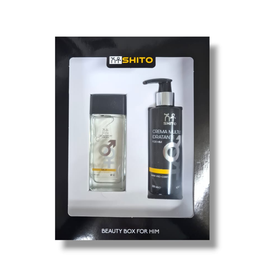 SHITO BEAUTY BOX UOMO CONF. EDP MILLY 100ML + CREMA MULTIUSO