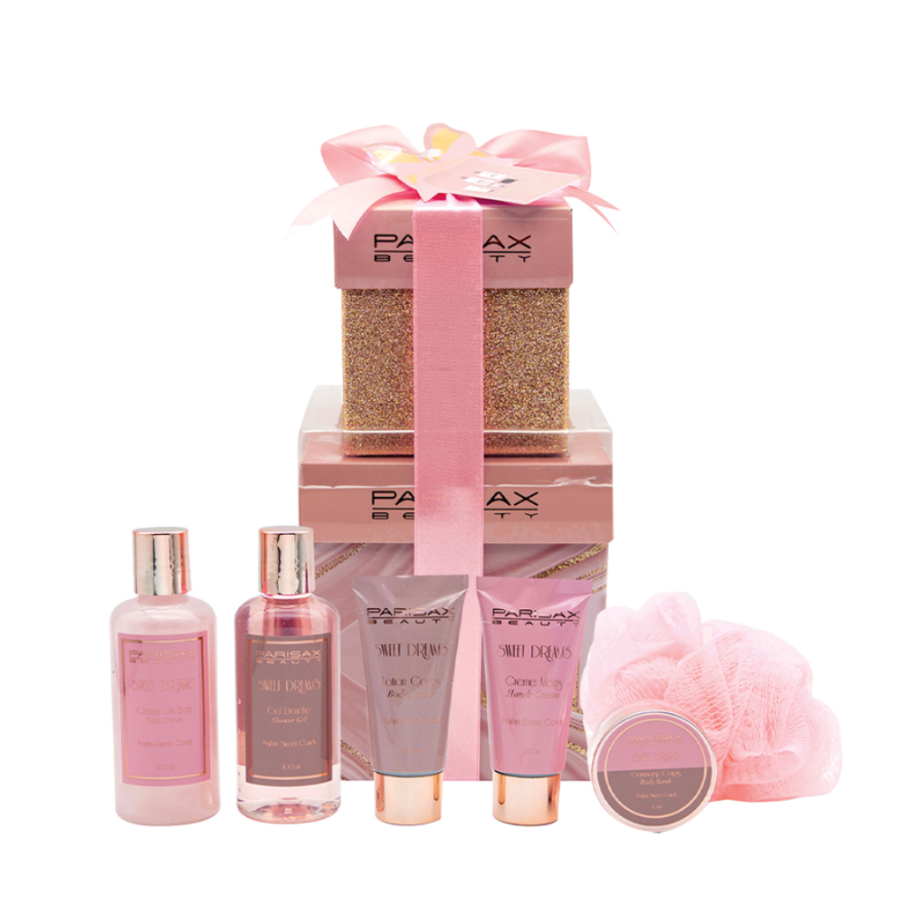 PARISAX BEAUTY TOWER CONF. GEL DOCCIA 100ML+ CREMA BAGNO 100ML+ CREMA CORPO 30ML+ GOMMAGE CORPO 20ML+ CREMA MANI 30ML 059221