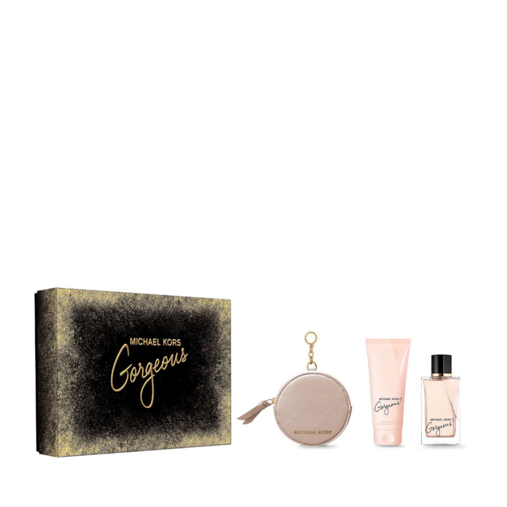 MICHAEL KORS GORGEOUS CONF. EDP 100ML + BODY LOTION 100ML + ROUND PURSE 45006031