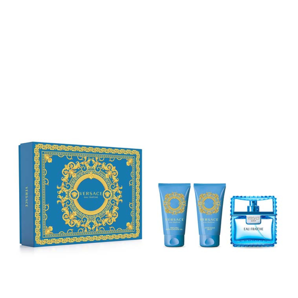 VERSACE EAU FRAICHE CONF. EDT 50ML + AFTER SHAVE BALM 50ML + SHOWEGEL 50ML 5000673