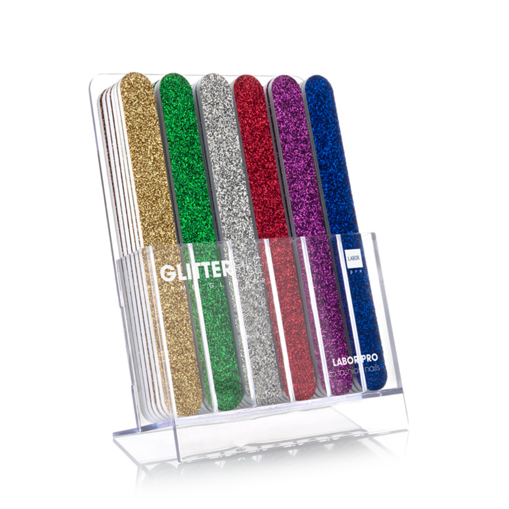 LABOR LIMA GLITTER FILE ESPOSITORE 36 LIME H430