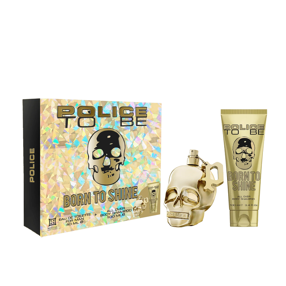 POLICE BORN TO SHINE FOR MAN CONF. EDT 40ML + BODY SHAMPOO 100ML 1589363