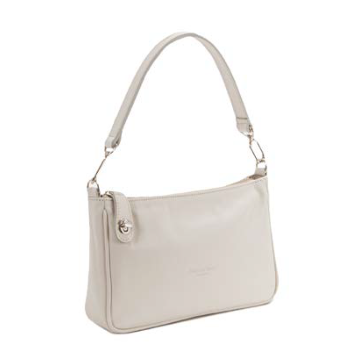 PELLETTERIA VENETA CLUTCH PICCOLA IN PELLE LISCIA KATE N24022 BEIGE