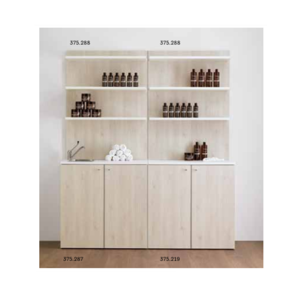 -XANITALIA SERVICE NATURALMOBILE DI SERVIZIO LAMINATO BIANCO E LARICE