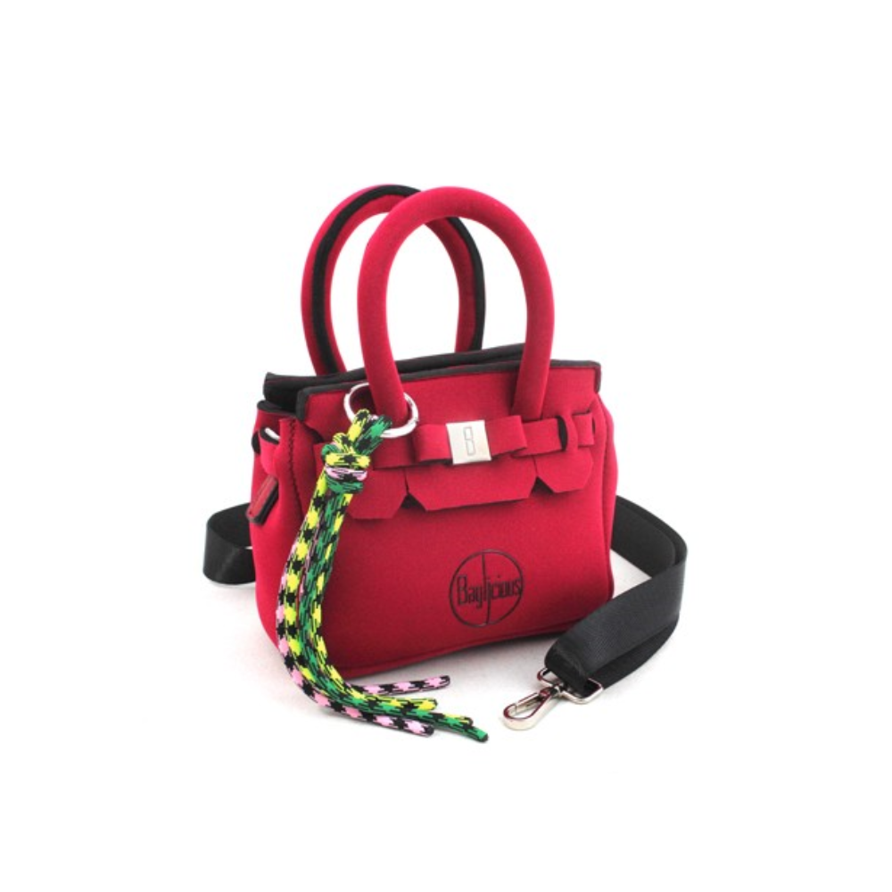 BAGLICIOUS BORSA DONNA DUE MANICI S 61941 ROSSO