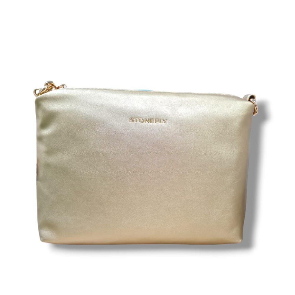 STONEFLY BORSA FLYGRAIN POUCH BAG PALE GOLD 221293