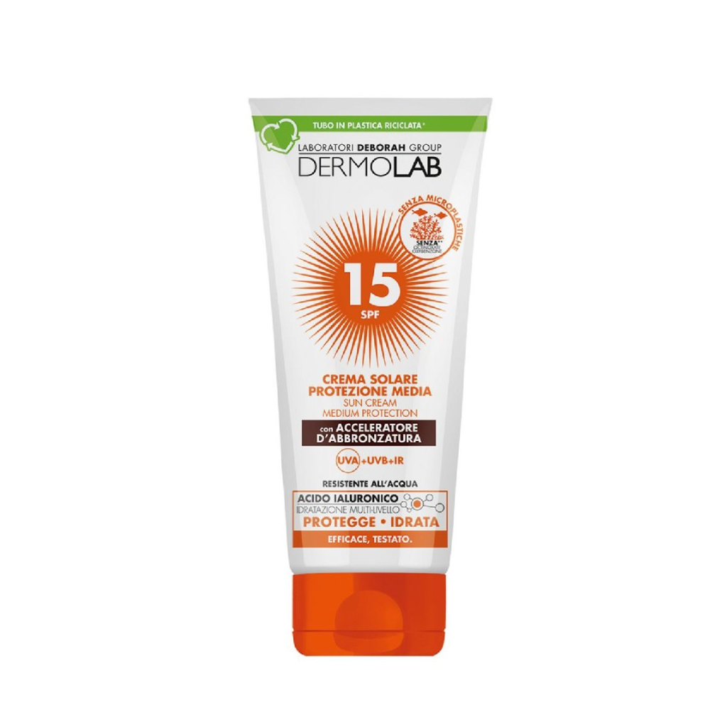 DERMOLAB CREMA SOLARE PROTEZIONE MEDIA SPF15 200ML TDV000524