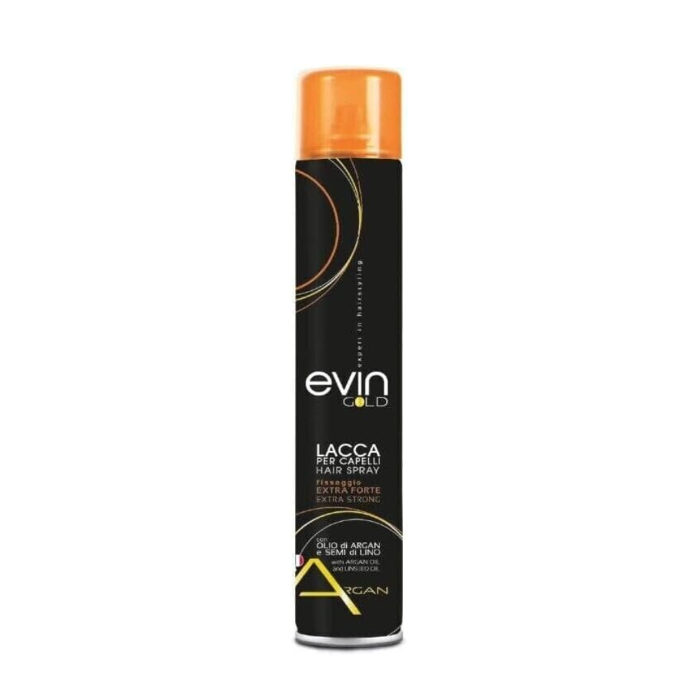 EVIN GOLD LACCA EXTRA FORTE ARGAN E SEMI DI LINO 500MML