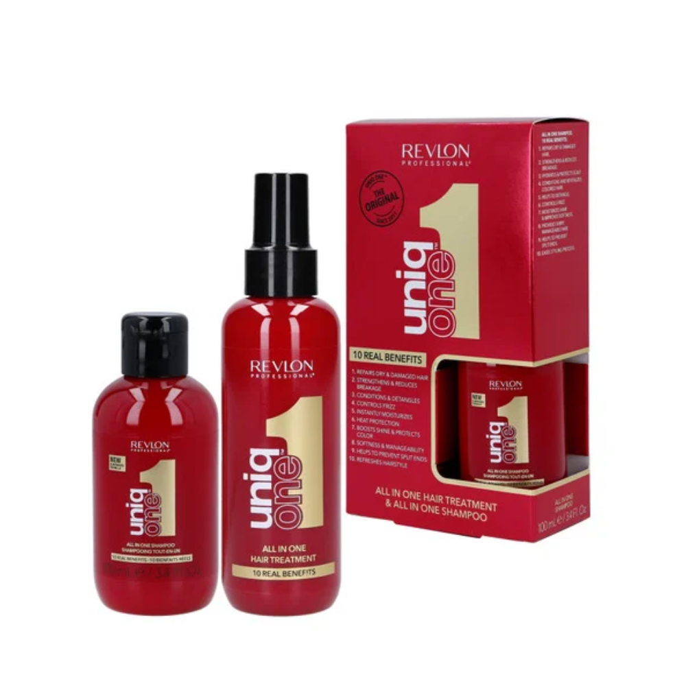 REVLON UNIQ ONE KIT MASCHERA SPRAY ORIGINAL 10IN1 150ML + SHAMPOO 100ML 7268689000