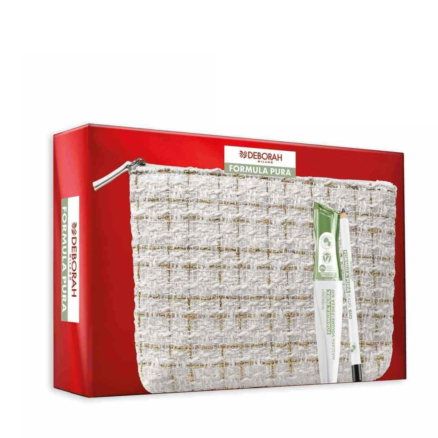 DEBORAH POCHETTE FORMULA PURA MASCARA + MATITA N.03