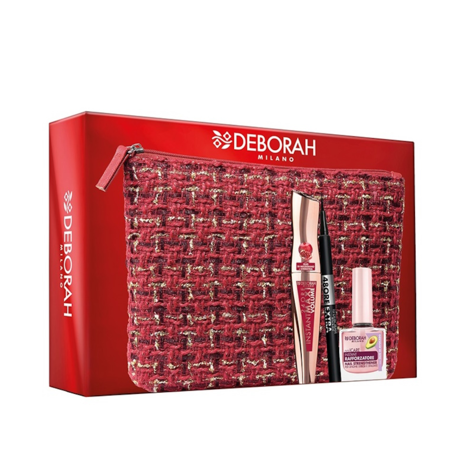 DEBORAH POCHETTE BLU FODERATA MASCARA+ EYELINER+ RAFFORZATORE