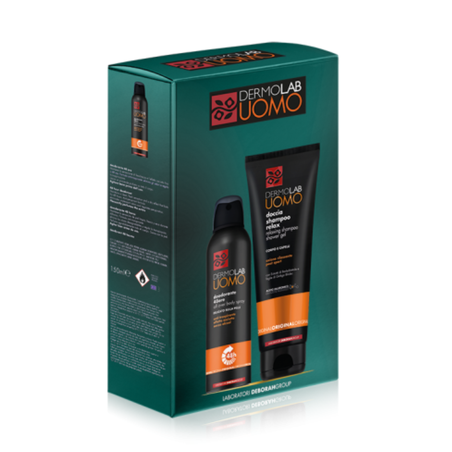 DERMOLAB COFANETTO UOMO DEODORANTE+ SHAMPOO