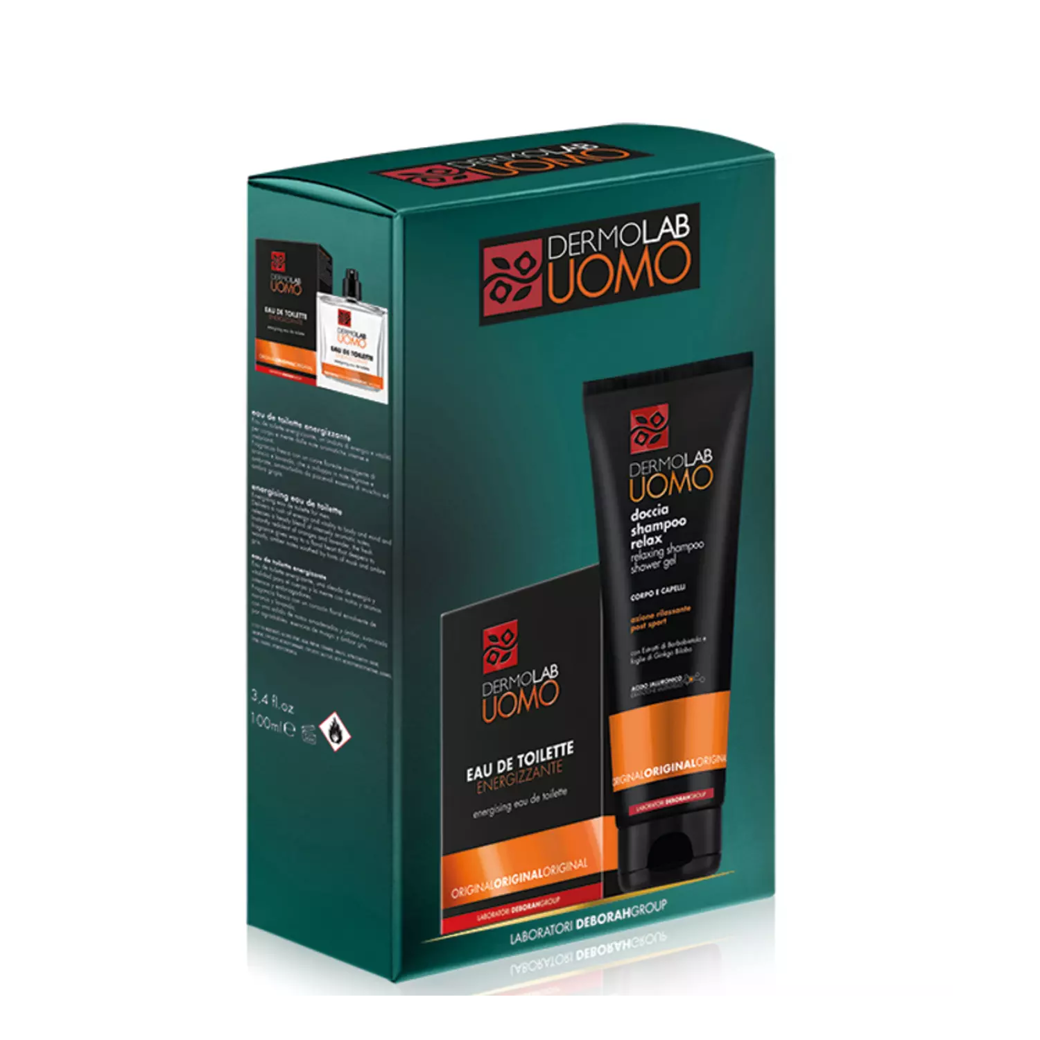 DERMOLAB COFANETTO UOMO EAU DE TOILETTE + SHAMPOO