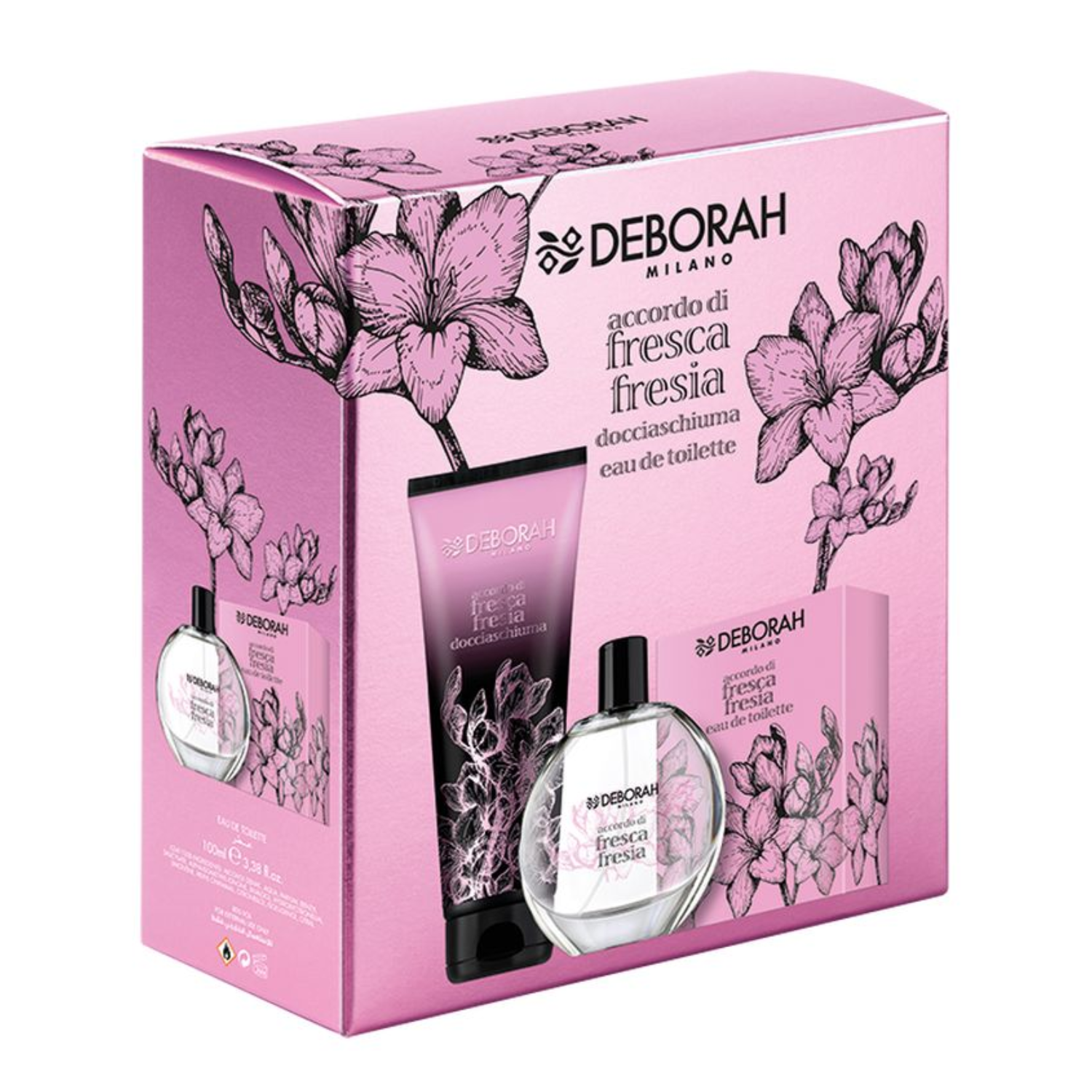 DEBORAH EAU DE TOILETTE FRESCA FRESIA 100 ML + DOCCIASCHIUMA FRESCA FRESIA 250 ML