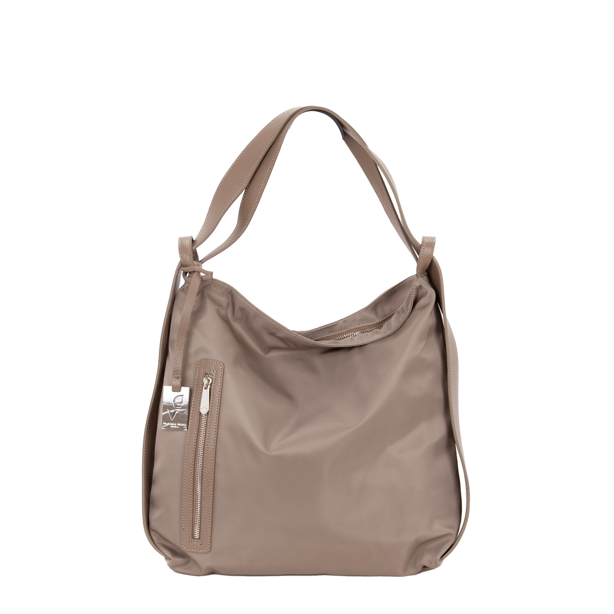 PELLETTERIA VENETA BORSA/ZAINO IN NYLON NY24432-TAUP