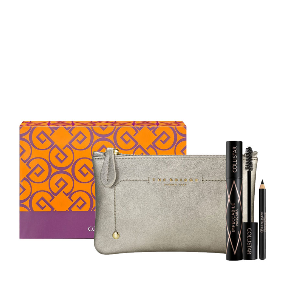 COLLISTAR CONF. MASCARA IMPECCABILE + MATITA OCCHI + POCHETTE