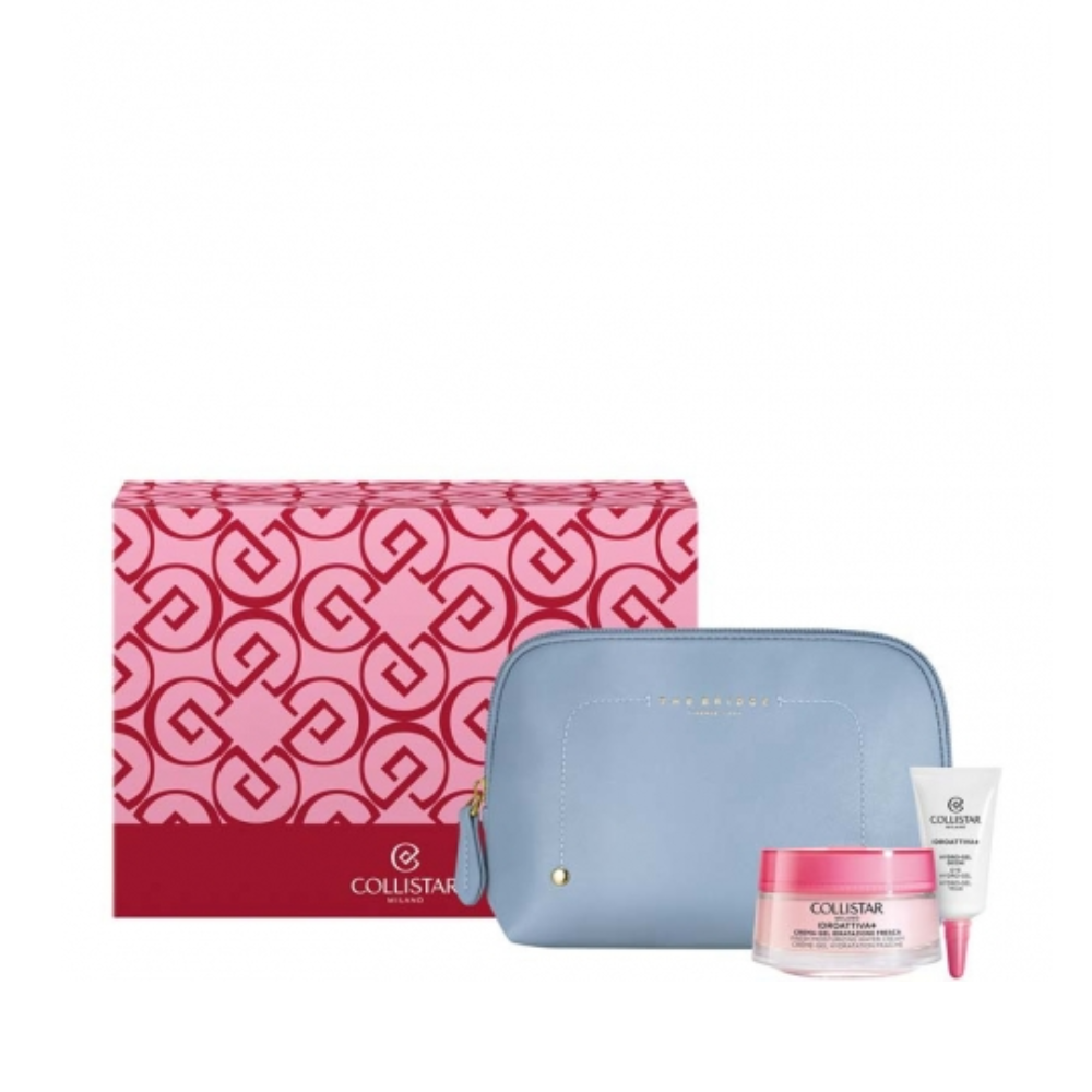 COLLISTAR CONF. CREMA GEL IDRATAZIONE FRESCA + GOCCE MAGICHE VISO + POCHETTE