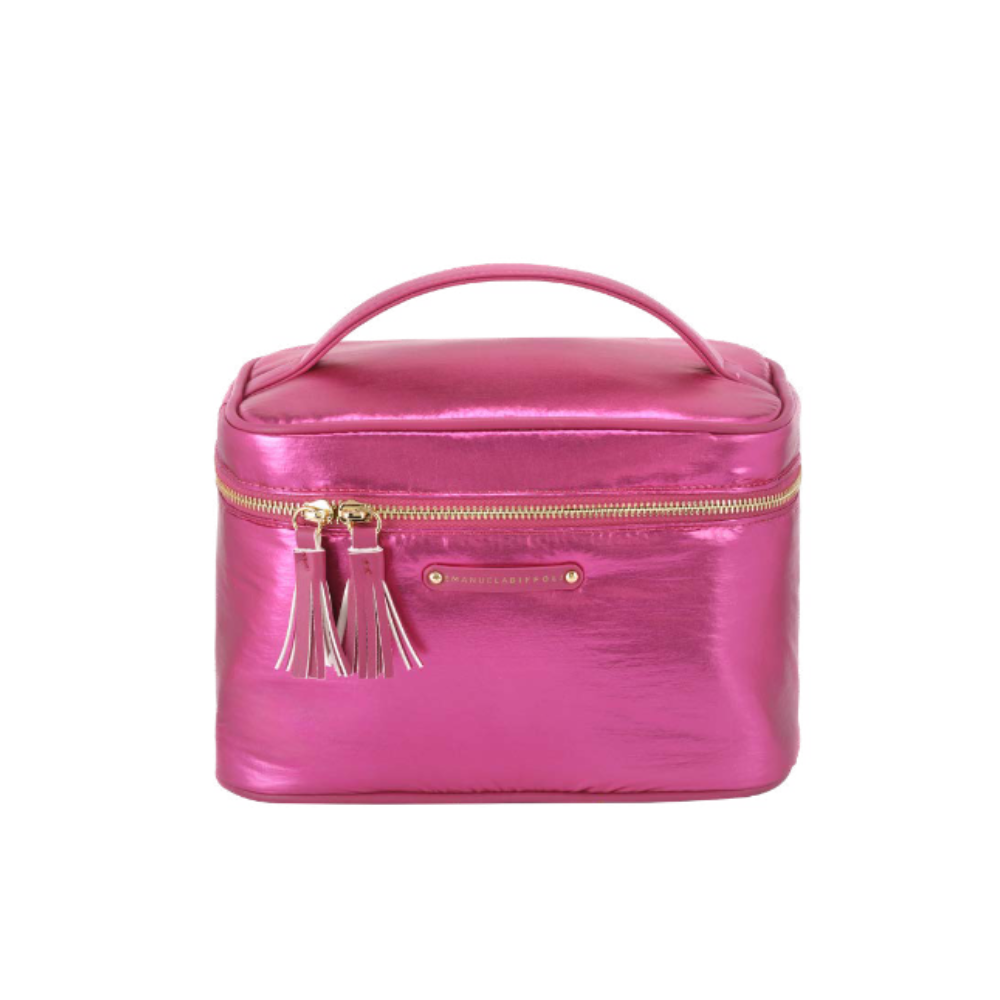 BIFFOLI BEAUTY TROUSSE FUCSIA NYLON METALLIZATO 22230