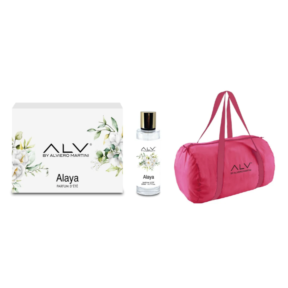 ALV ALVIERO MARTINI CONF. PARFUM D'ETE' ALAYA 200 ML + BORSONE ALV34