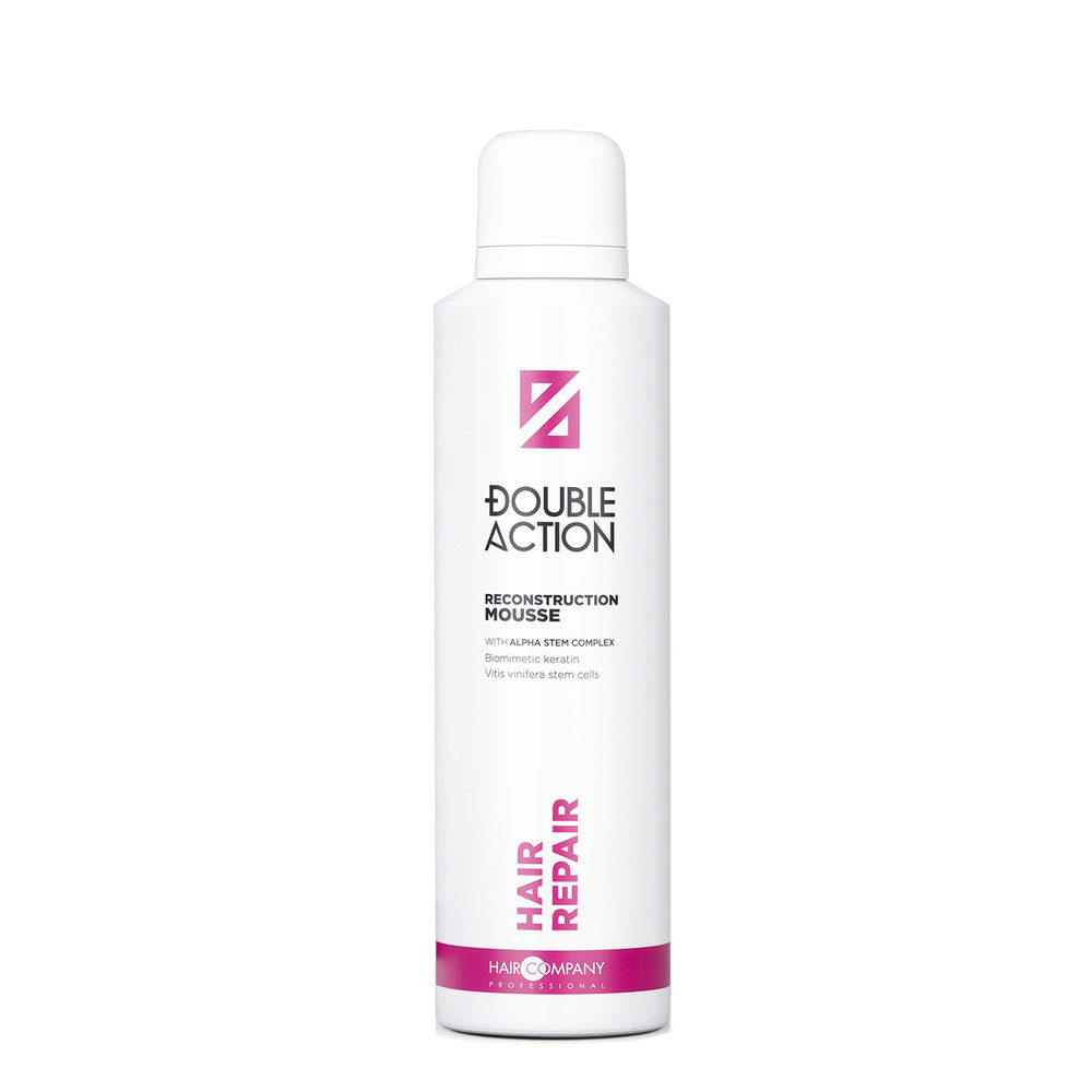 HAIR COMPANY DOUBLE ACTION MOUSSE RICOSTRUZIONE HAIR REPAIR 200ML LB12656