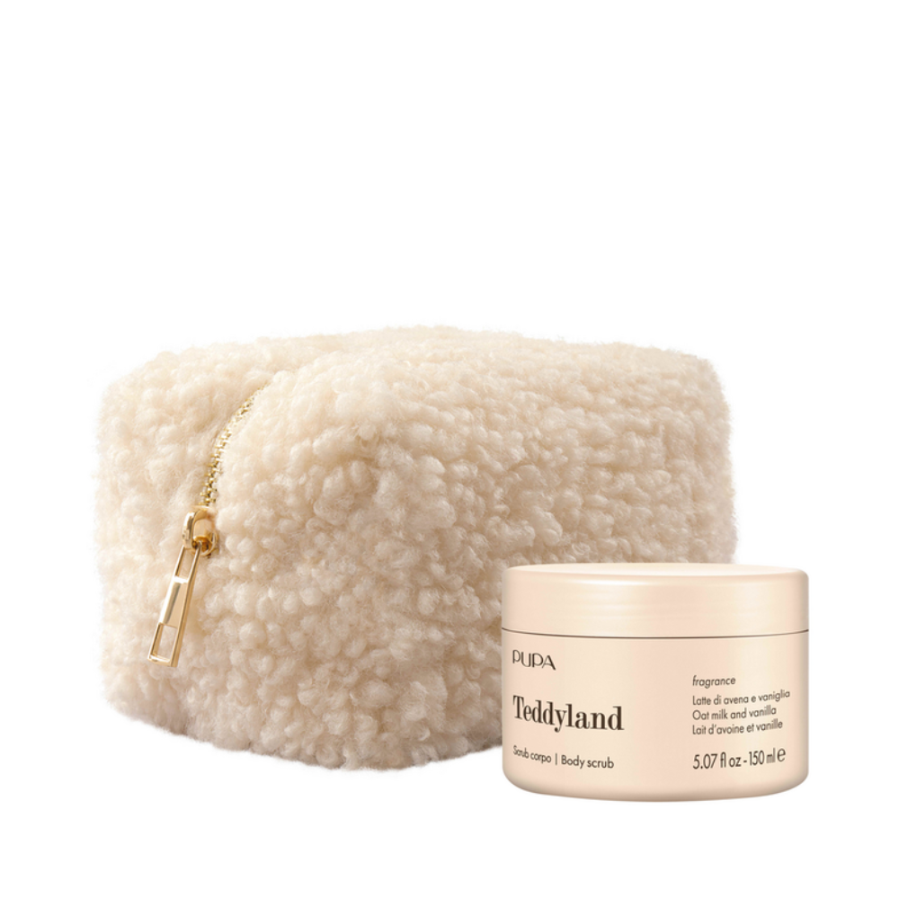 PUPA CONF. TEDDYLAND LATTE DI AVENA E VANIGLIA SCRUB CORPO+ POCHETTE OB3S04A002
