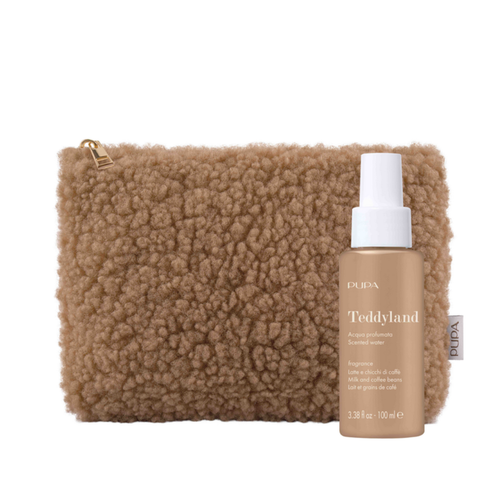 PUPA CONF. TEDDYLAND LATTE E CHICCHI DI CAFFE ACQUA PROFUMATA 100ML+ POCHETTE OB3S01A003