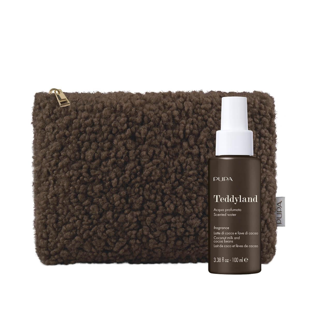 PUPA CONF. TEDDYLAND LATTE DI COCCO E FAVE DI CACAO ACQUA PROFUMATA 100ML+POCHETTE OB3S01A004