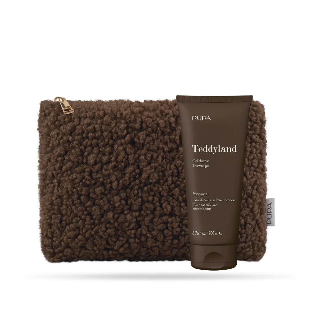 PUPA CONF. TEDDYLAND LATTE DI COCCO E FAVE DI CACAO GEL DOCCIA 200ML+POCHETTE OB3S02A004