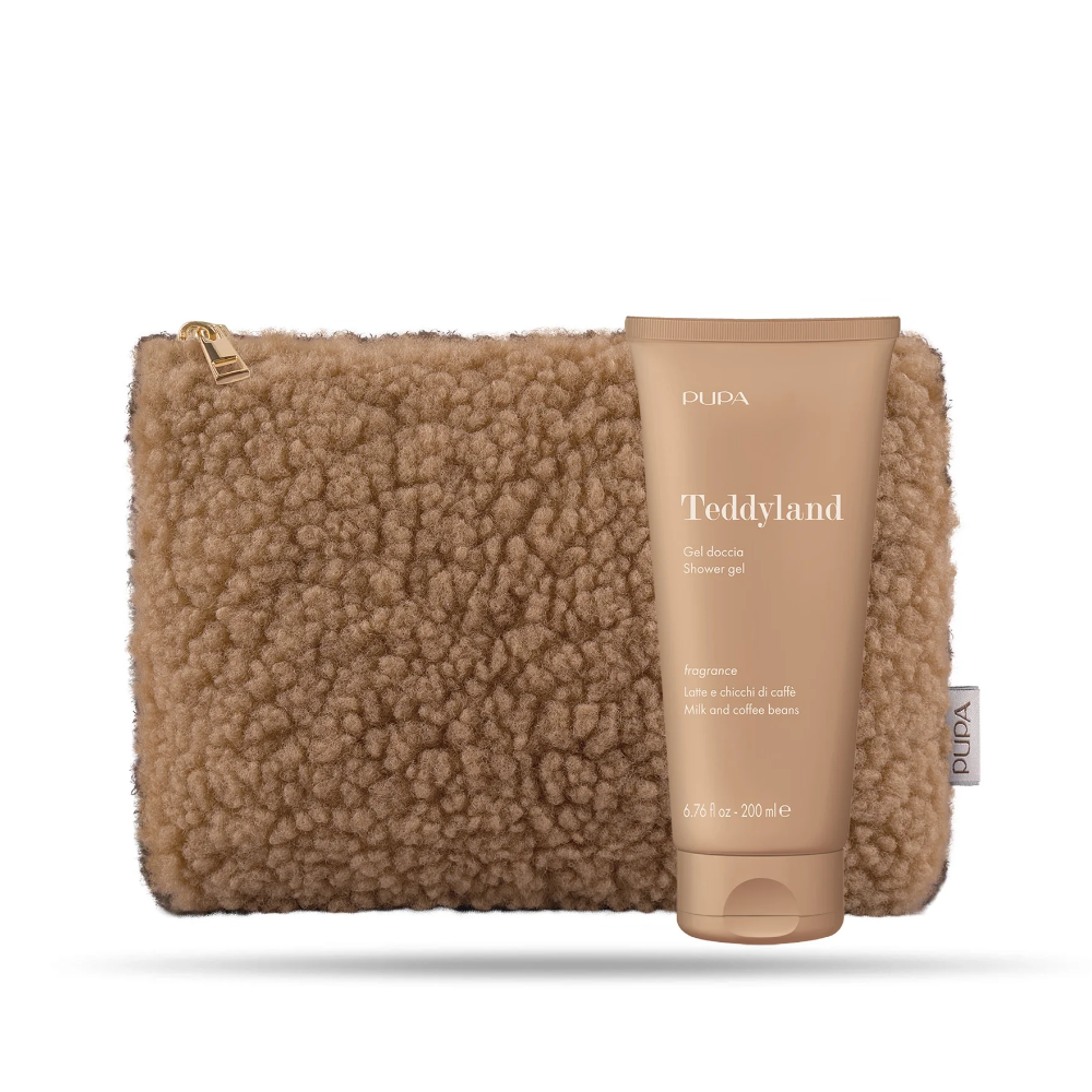 PUPA CONF. TEDDYLAND LATTE E CHICCHI DI CAFFE GEL DOCCIA 200ML+POCHETTE OB3S02A003
